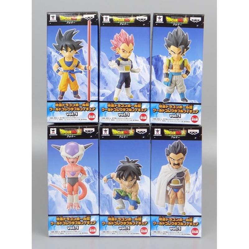 Movie Dragon Ball Super World Collectable Figure Vol.1 6 Types Set 38908