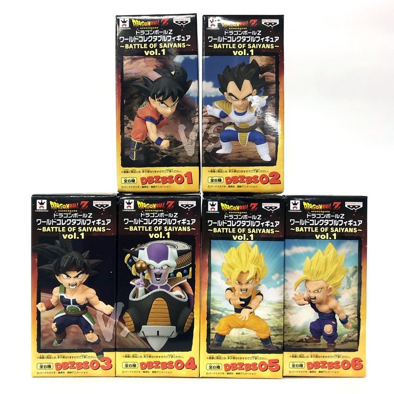 Dragon Ball Z World Collectable Figure -Battle of Saiyans -vol.1 6 types set 36442