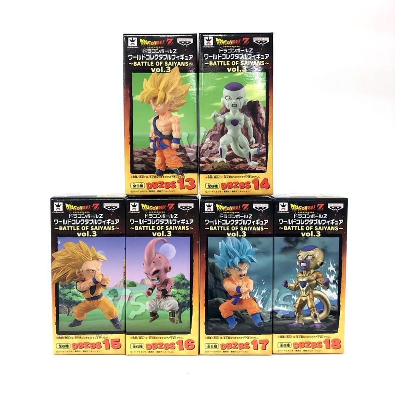Dragon Ball Z World Collectable Figure -Battle of Saiyans -Vol.3 6 types set 36698