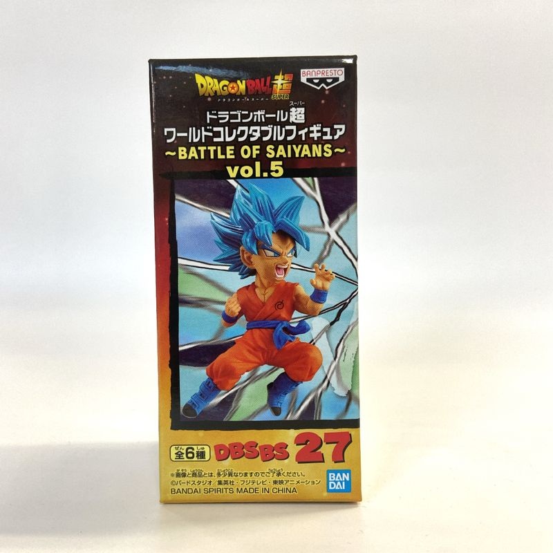 Dragon Ball Z World Collectable Figure -Battle of Saiyans -Vol.5 Super Saiyan God Super Saiyan Goku 82827