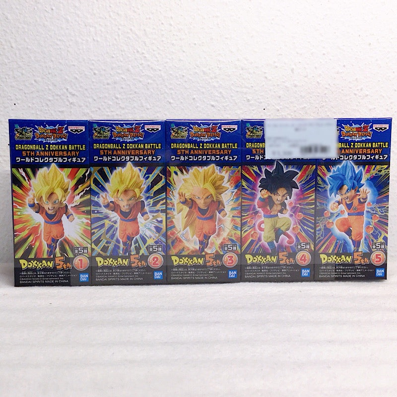 DRAGONBALL Z DOKKAN BATTLE 5th Anniversary World Collectable Figure 5 Type 81845