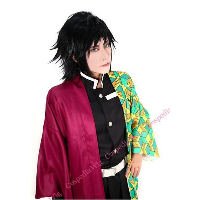 “Demon Slayer” Giyuu Tomioka style cosplay wig