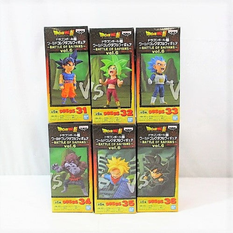 Dragon Ball Z World Collectable Figure -Battle of Saiyans -vol.6 6 kinds set 2534325