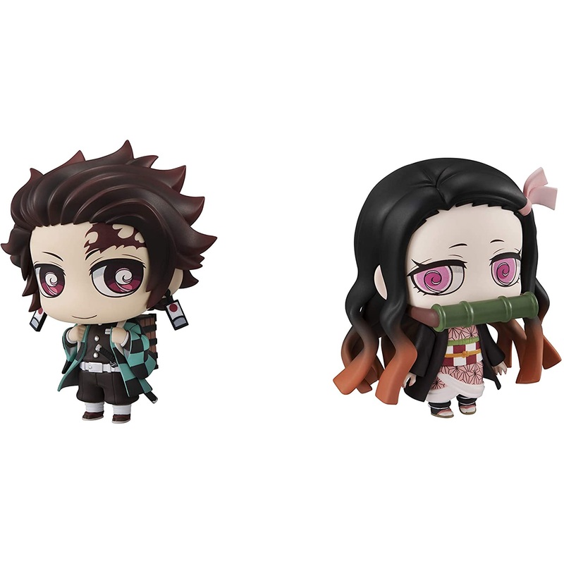Chimi Mega Buddy Series! Demon Slayer: Kimetsu no Yaiba Tanjiro & Nezuko Nakayoshi Kyoudai Set