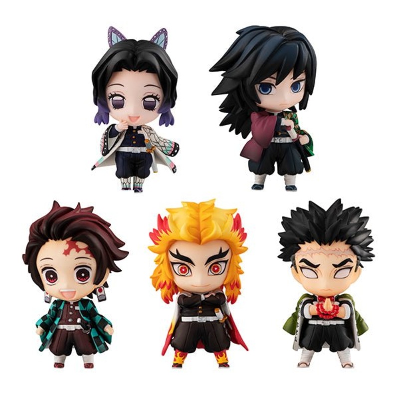 Demon Slayer: Kimetsu no Yaiba Tanjiro and the Pillars Mascot Set A