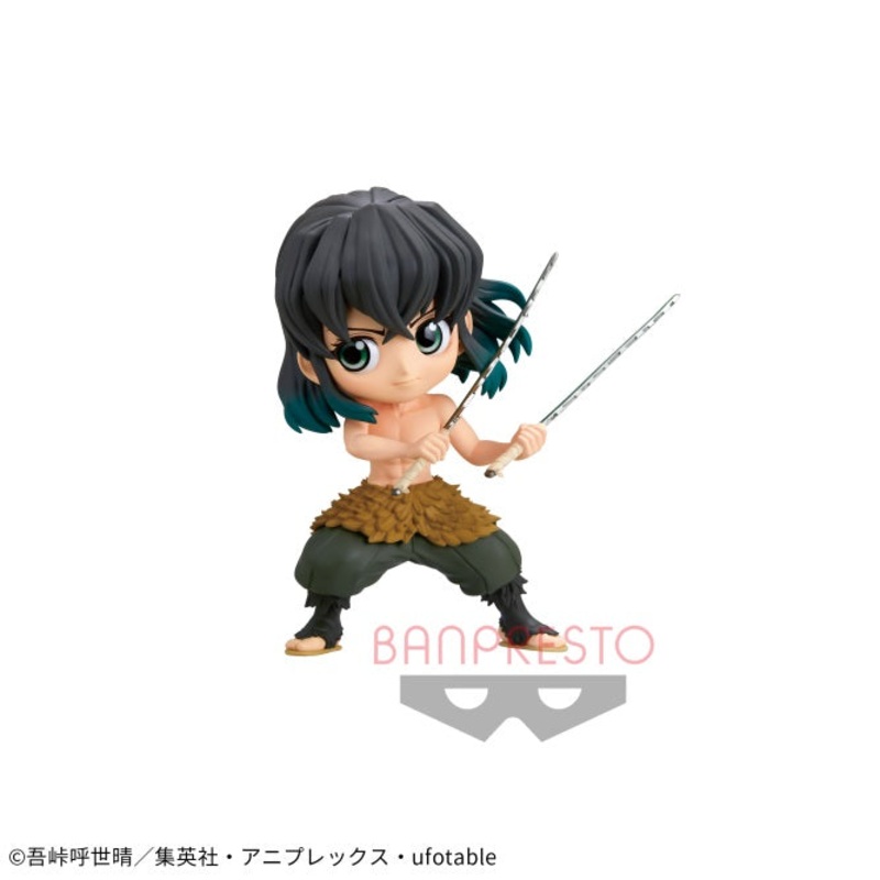 Demon Slayer: Kimetsu no Yaiba – Q posket – Inosuke Hashibira – B (sepia collar Ver.)