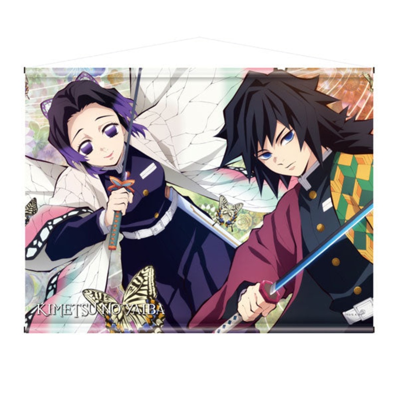 Demon Slayer: Kimetsu no Yaiba Wall Scroll Shinobu Kocho & Giyu Tomioka