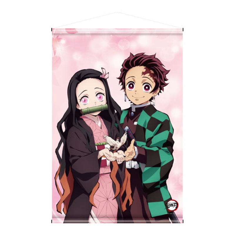 Demon Slayer: Kimetsu no Yaiba Wall Scroll Tanjiro Kamado & Nezuko Kamado