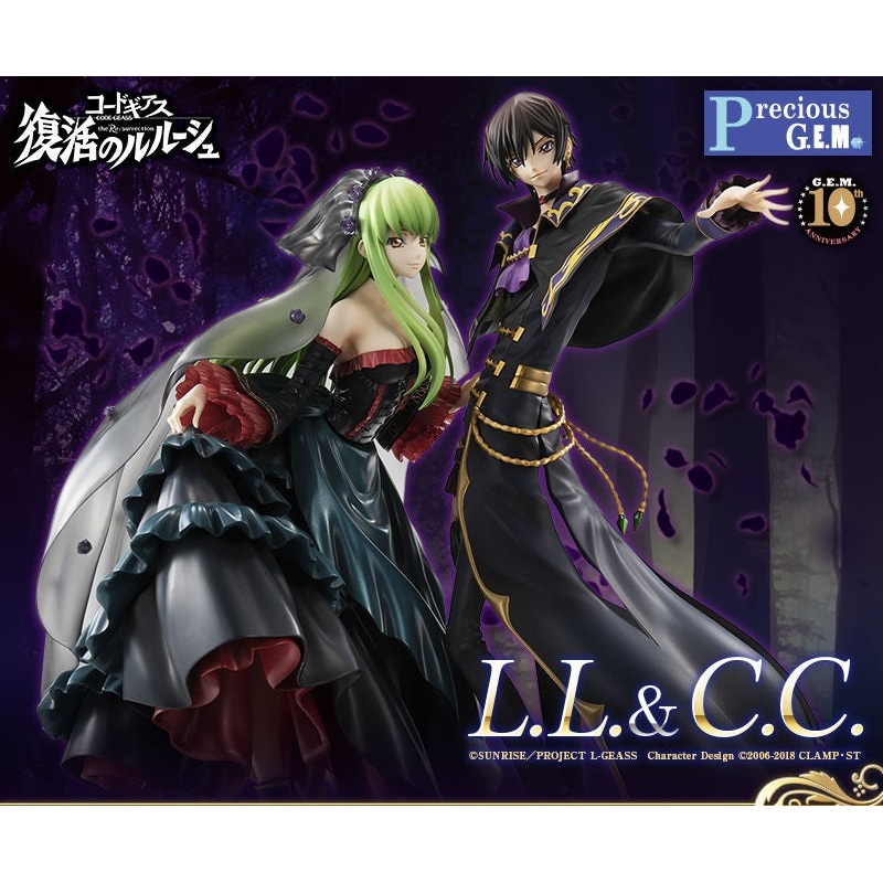 Precious G.E.M. Series Code Geass Re;surrection L.L. & C.C. Set Complete Figure