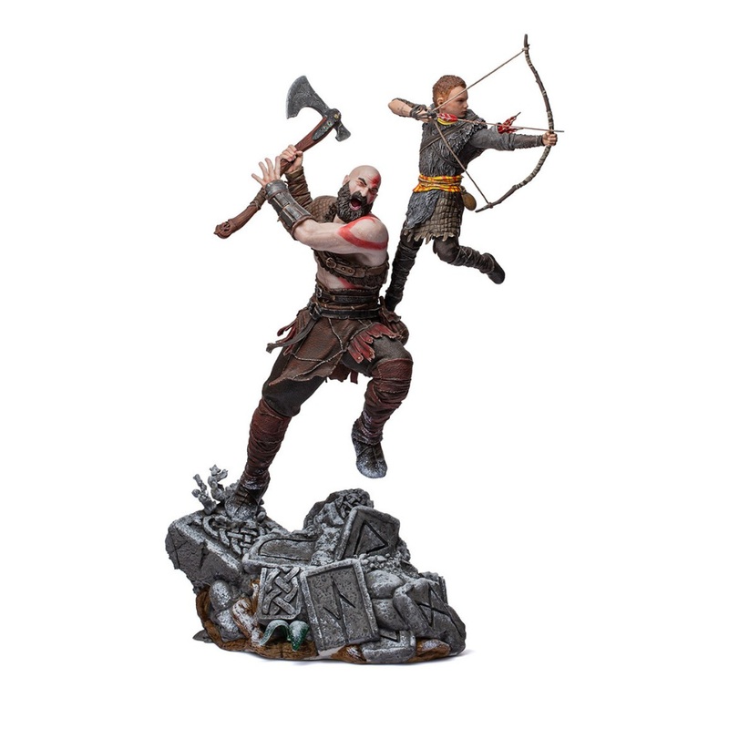 God Of War – Kratos And Atreus Bds Art Scale 1/10 Statue By Iron Studios