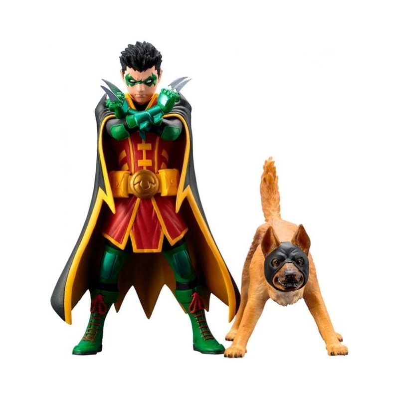 Kotobukiya : Super Sons Robin & Ace The Bat-Hound 2 Pack