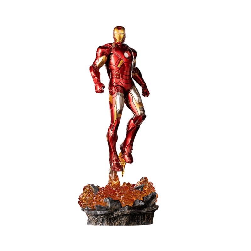 THE INFINITYSAGA IRON MAN BATTLE OF NY BDS ART SCALE 1/10 Figure By Iron Studios