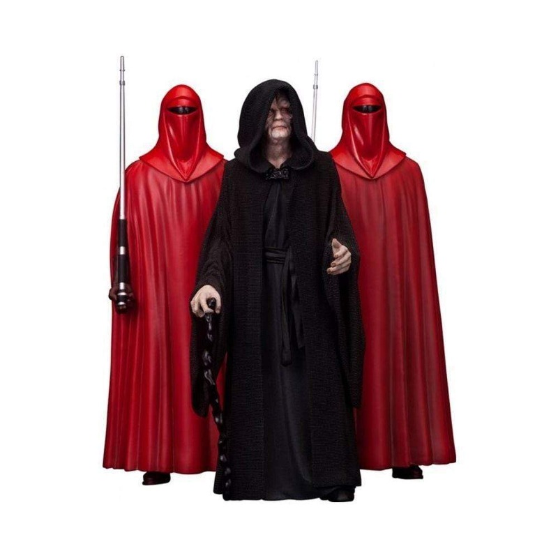 Kotobukiya : Star Wars Emperor Palpatine & Royal Guard 3Pack Artfx+ Statue
