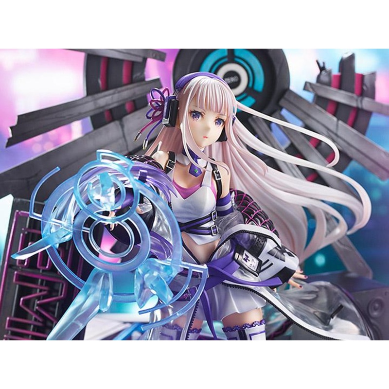 Re:Zero Starting Life in Another World Emilia (Neon City Ver.) 1/7 Scale Shibuya Scramble Figure