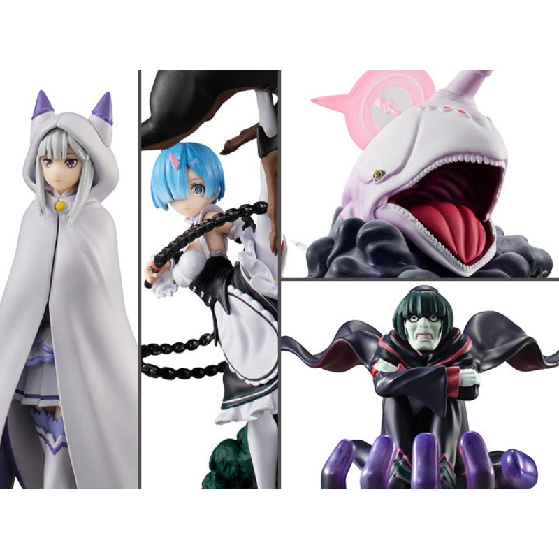 Re Zero Starting Life in Another World Petitrama Series Boxed Set of 4 Figures
