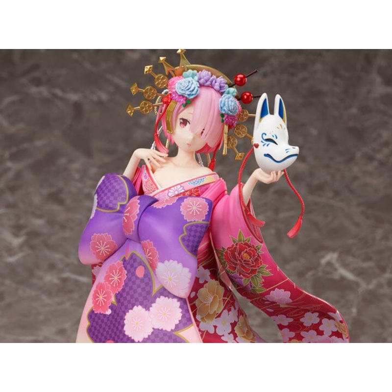 Re Zero Starting Life in Another World F Nex Ram (Parade of the Oiran Dochu Ver.) 1/7 Scale Figure