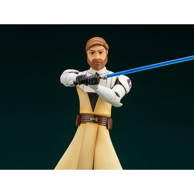 Star Wars: The Clone Wars ArtFX+ Obi-Wan Kenobi Statue (With Ahsoka Tano Piece)