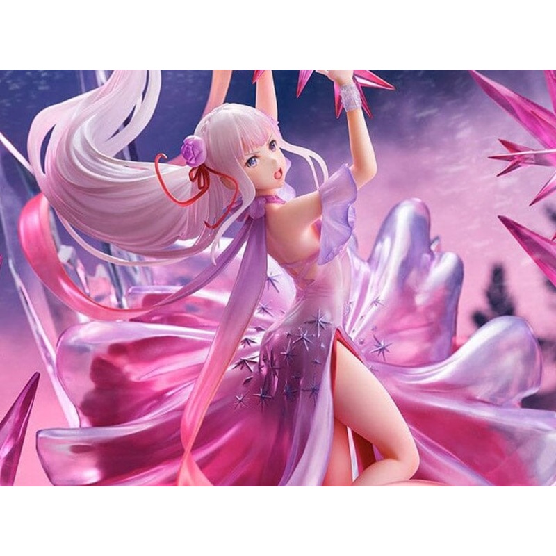 Re Zero Starting Life in Another World Frozen Emilia (Crystal Dress Ver.) 1/7 Scale Shibuya Scramble Figure