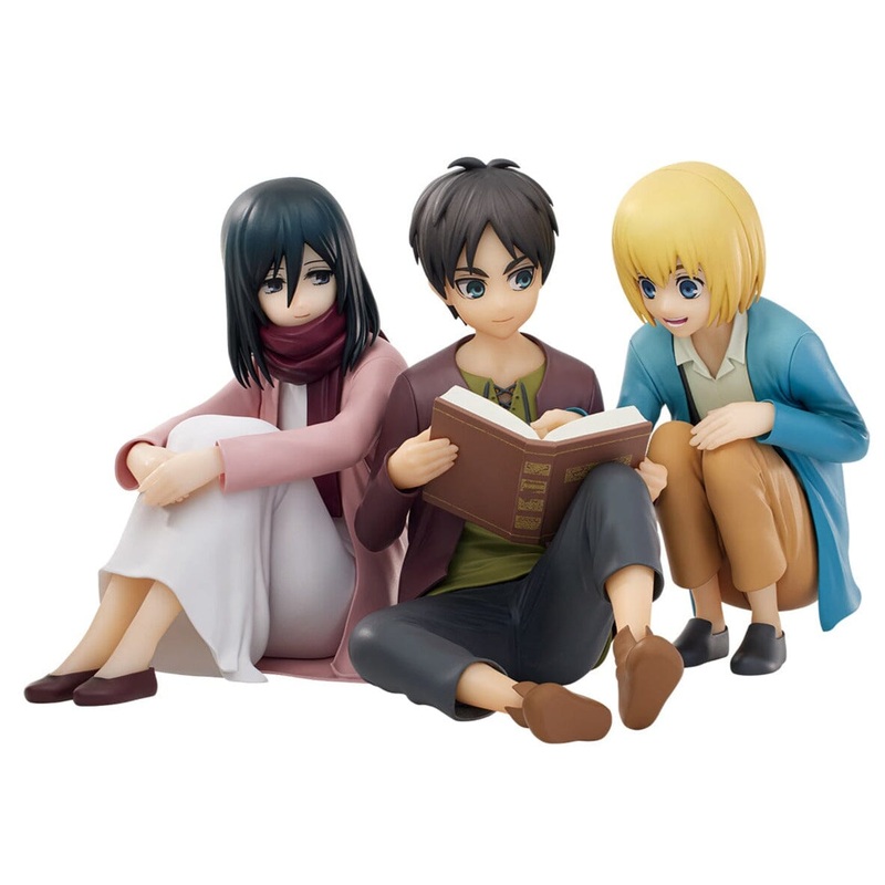 Attack on Titan Ichibansho Eren Jaeger & Mikasa Ackerman & Armin Arlert (Rumbling) Figure