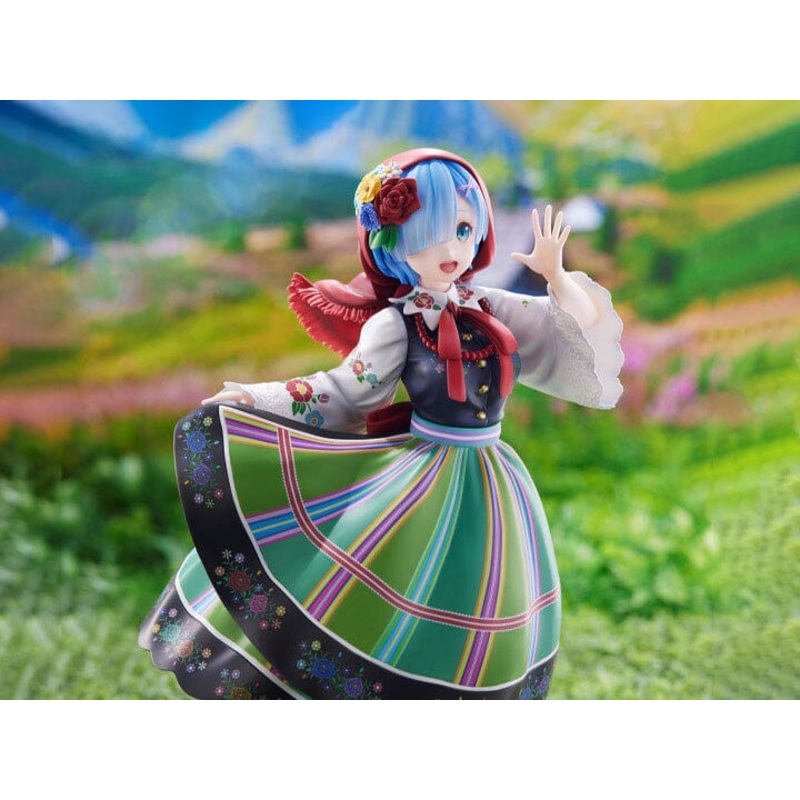 Re Zero Starting Life in Another World F Nex Rem (Country Dress Ver.) 1/7 Scale Figure