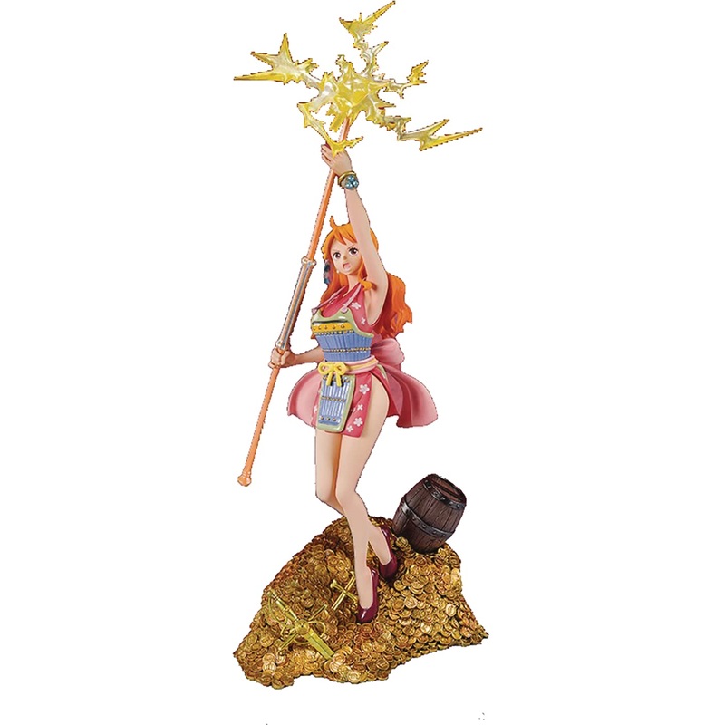 BANDAI Figuarts Zero Nami Figure One Piece Wt100 Commemorative Daikaizoku Hyakkei