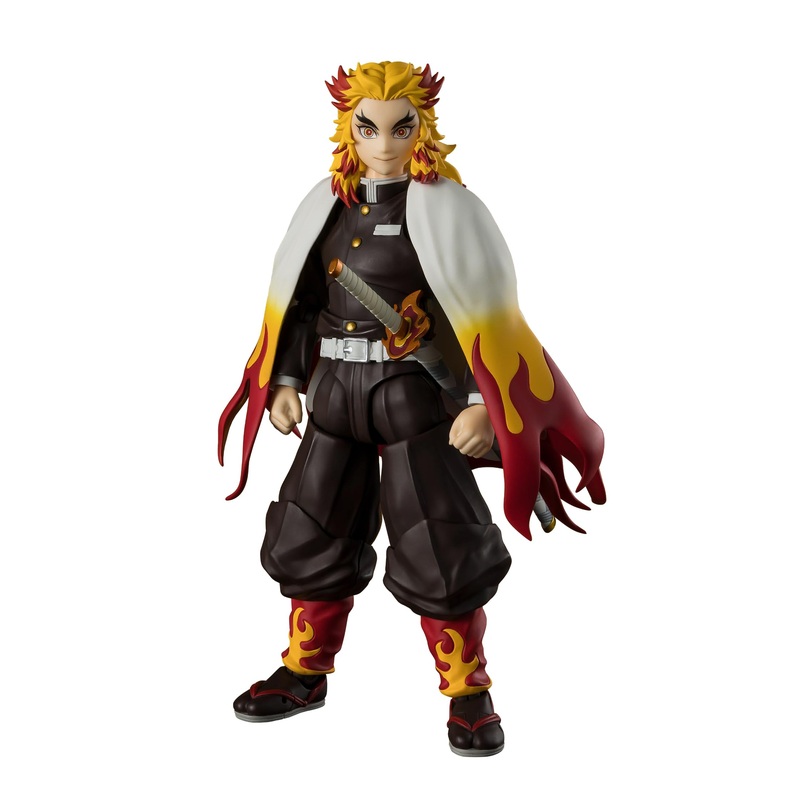 Hundreds Bandai SHFiguarts Demon Slayer Kyojuro Rengoku Action Figure Japan