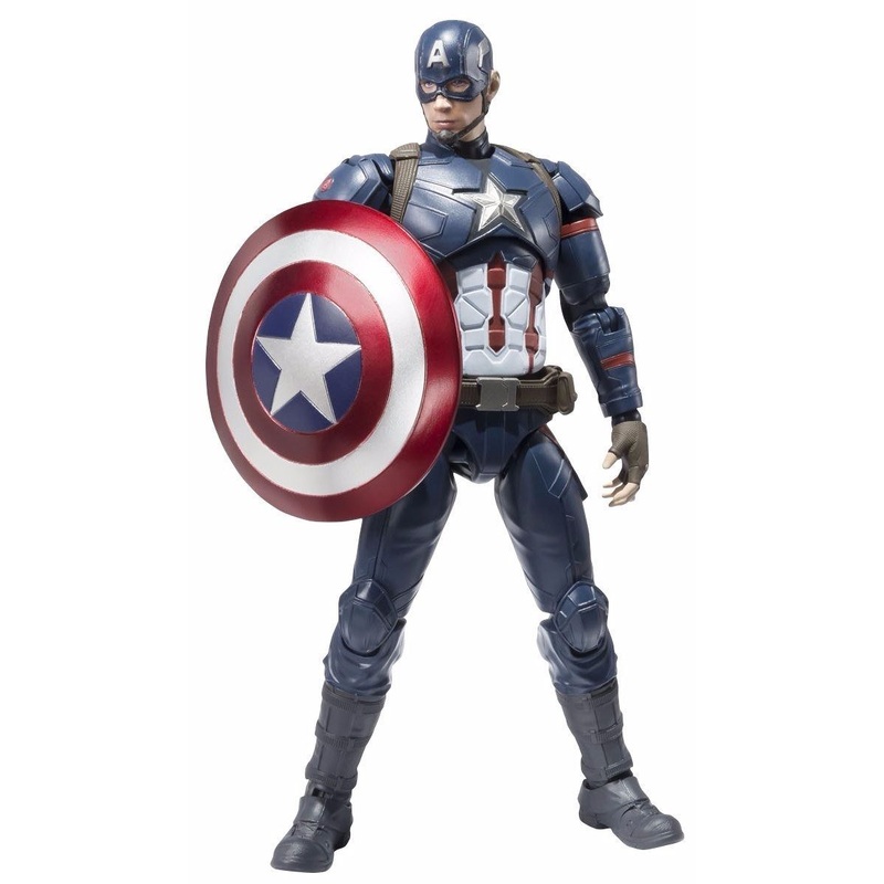S.h.figuarts Captain America Civil War Ver Action Figure Bandai