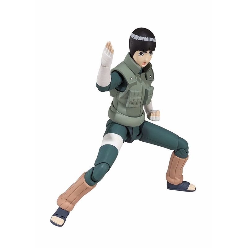 S.h.figuarts Naruto Shippuden Rock Lee Action Figure Bandai F/s