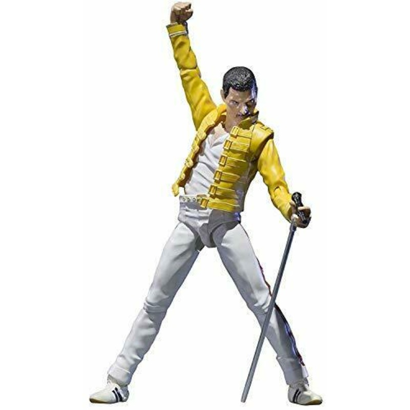 S.h. Figuartsfreddie Mercury 140mm Pvc & Abs-painted Action Figure