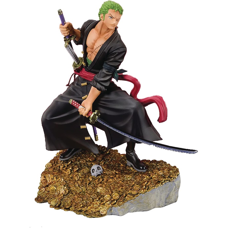 BANDAI Figuarts Zero Roronoa Zoro Figure One Piece Wt100 Commemorative Daikaizoku Hyakkei