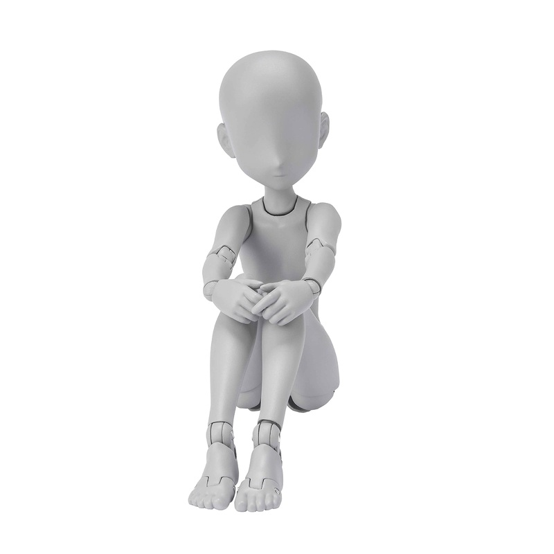 BANDAI S.H. Figuarts Body-Chan -Sugimori Ken- Edition Dx Set Figure Gray Color Ver.