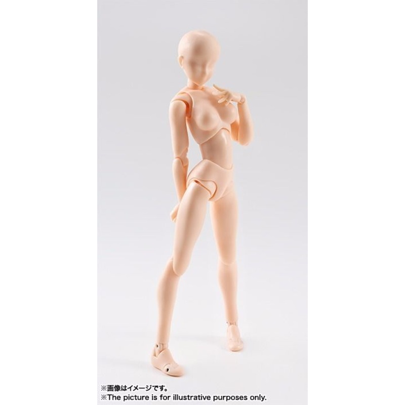 S.h.figuarts Body Chan Female Dx Set Pale Orange Color Ver Figure Bandai