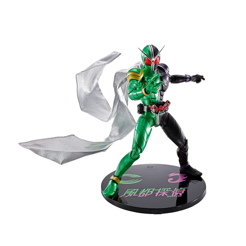 Shfiguarts (True Bone Carving Method) Kamen Rider W Cyclone Joker Futo Detective Animation Memorial Approximately 145Mm Abs Pvc Cloth Painted Movable Figure