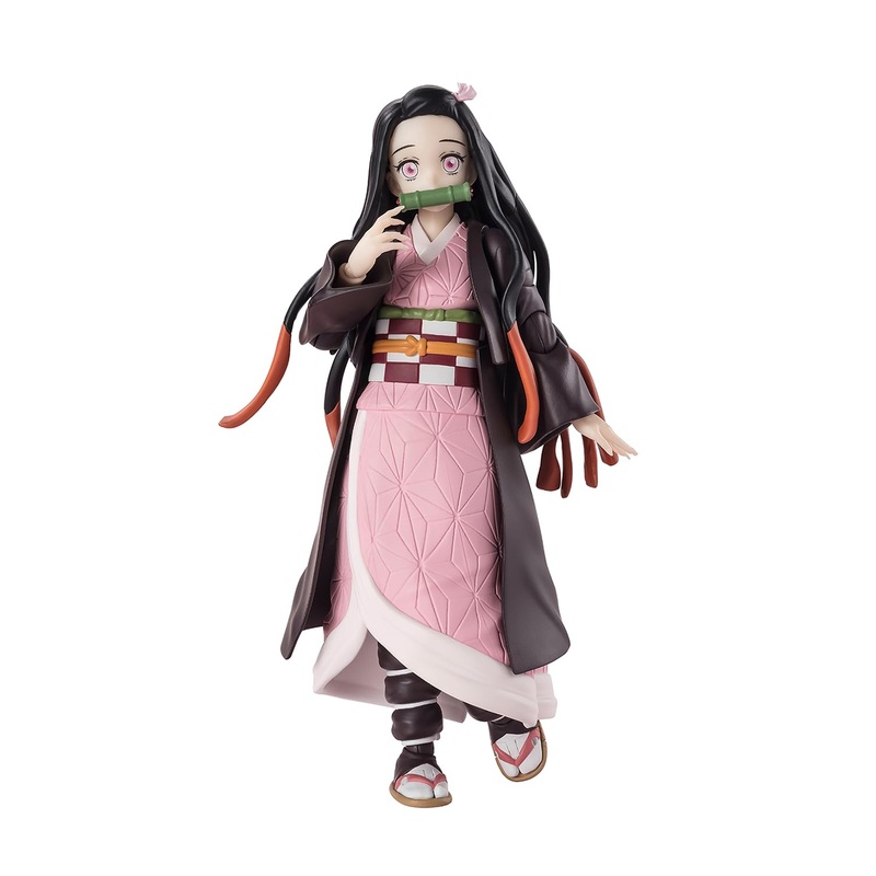 Bandai Spirits Kimetsu No Yaiba Nezuko Kamado 130mm PVC ABS Movable Figure by SH Figuarts