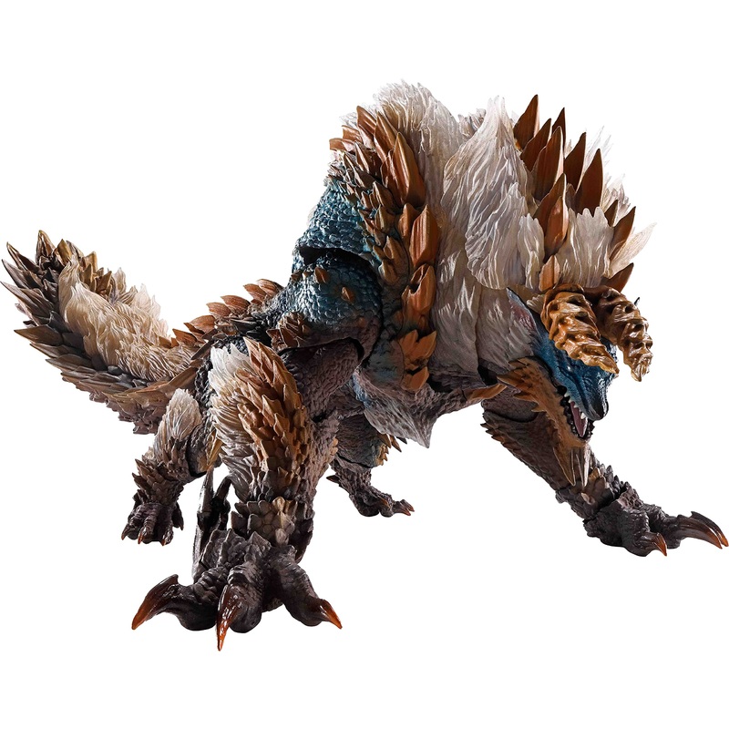 BANDAI S.H. Monsterarts Zinogre Figure Monster Hunter World: Iceborne