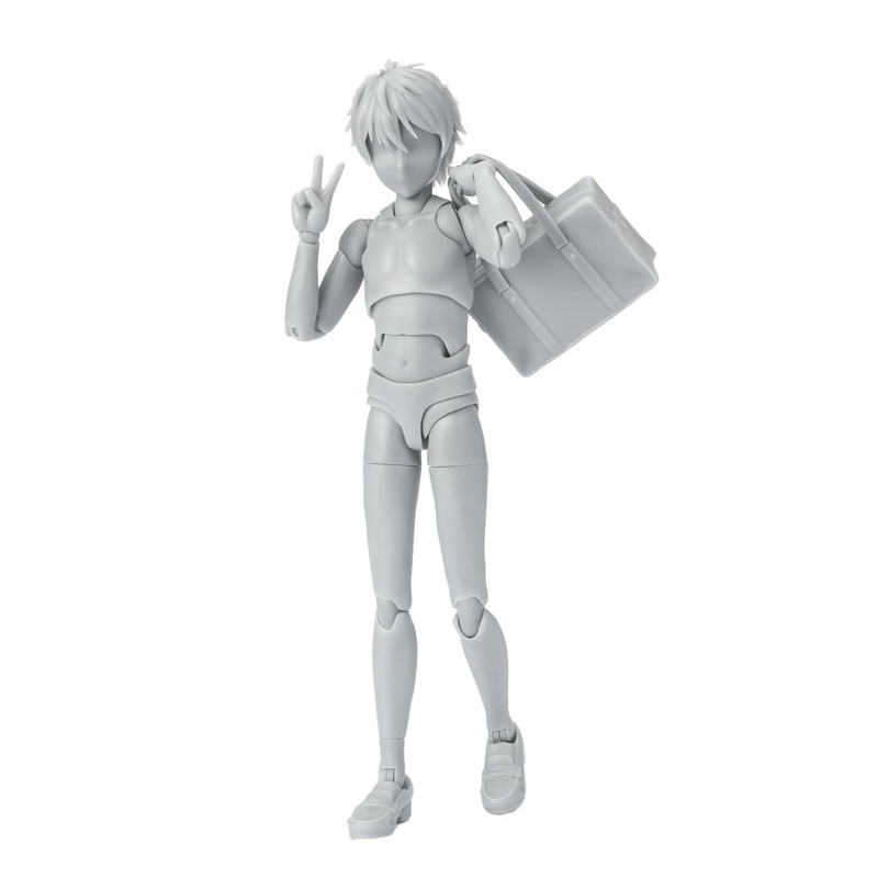Bandai Spirits SH Figuarts Gray Body-Kun School Life DX Set 135mm PVC ABS Figure
