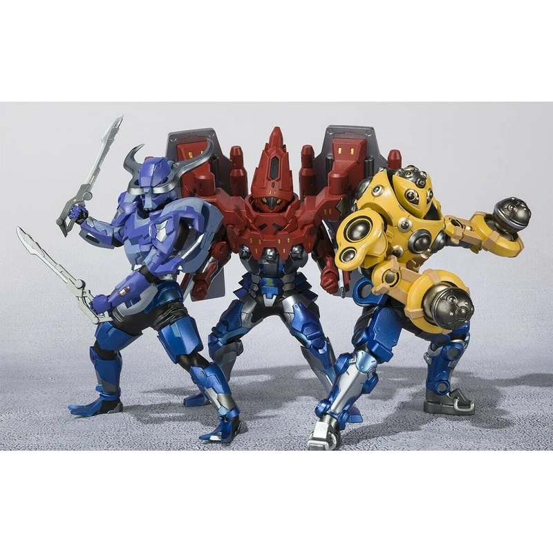 Figuarts Zero Masked Kamen Rider Build Hokuto Sanbagarasu Set Pvc Figure Bandai