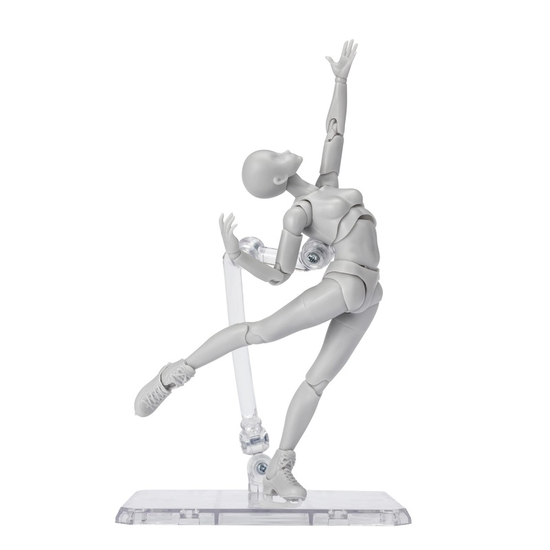S.H. Figuarts Body-Chan Sports Edition DX Set – Gray Color Version – 135mm PVC & ABS Articulated Action Figure