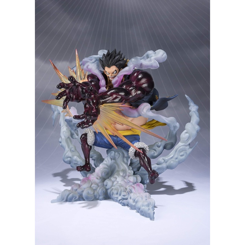 BANDAI Figuarts Zero Monkey D. Luffy Fourth Gear Lion Bazooka Figure One Piece