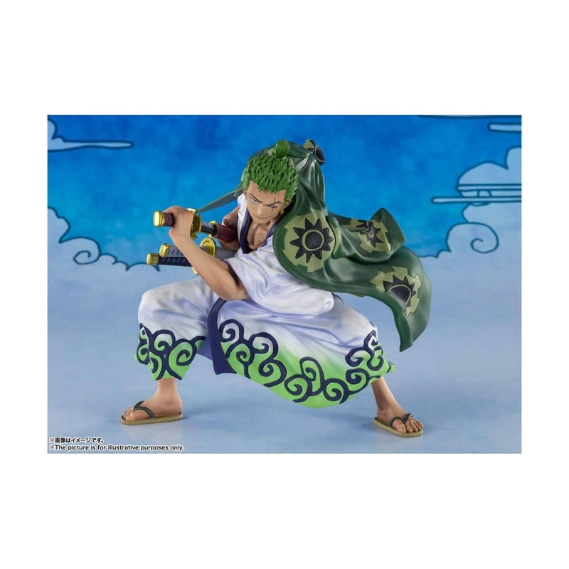 BANDAI Figuarts Zero One Piece Wa no Kuni – Roronoa Zoro (Zorojuro) Figure
