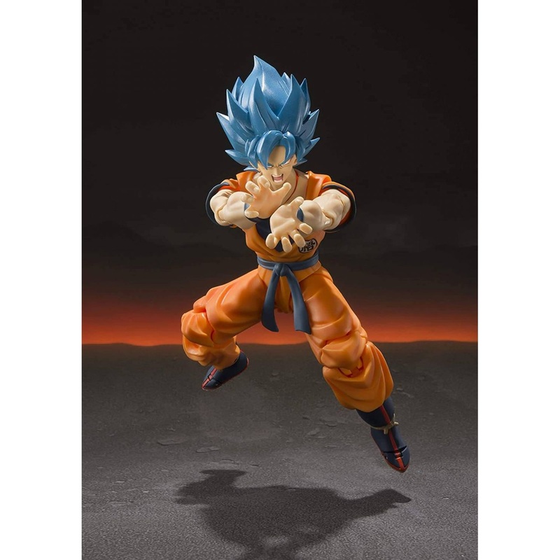 BANDAI S.H.Figuarts Dragon Ball – Super Saiyan God Super Saiyan Son Goku Figure