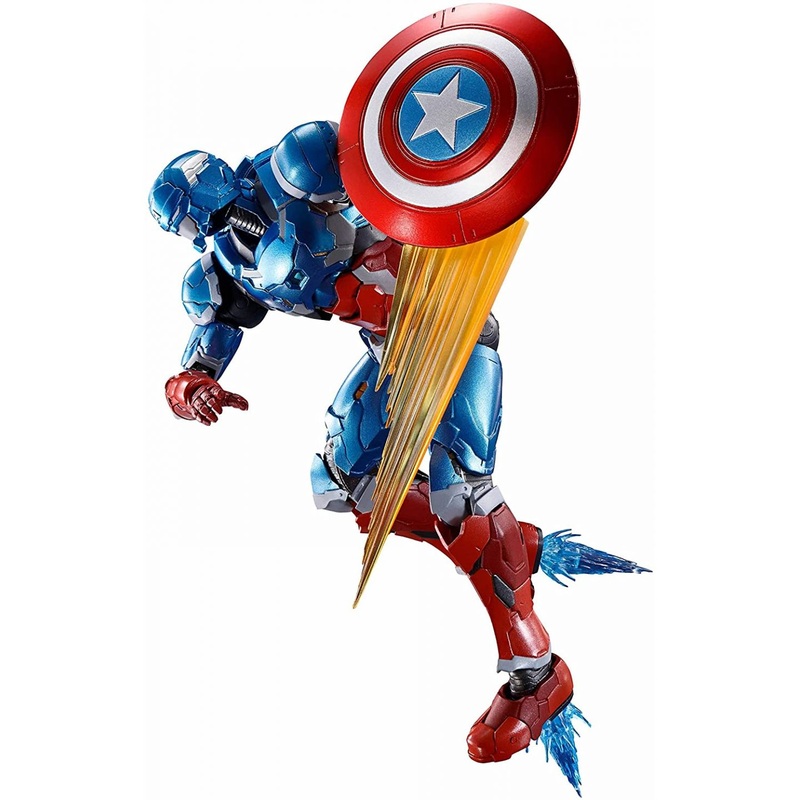 BANDAI S.H.Figuarts Marvel – Captain America (Tech on Avengers) Figure