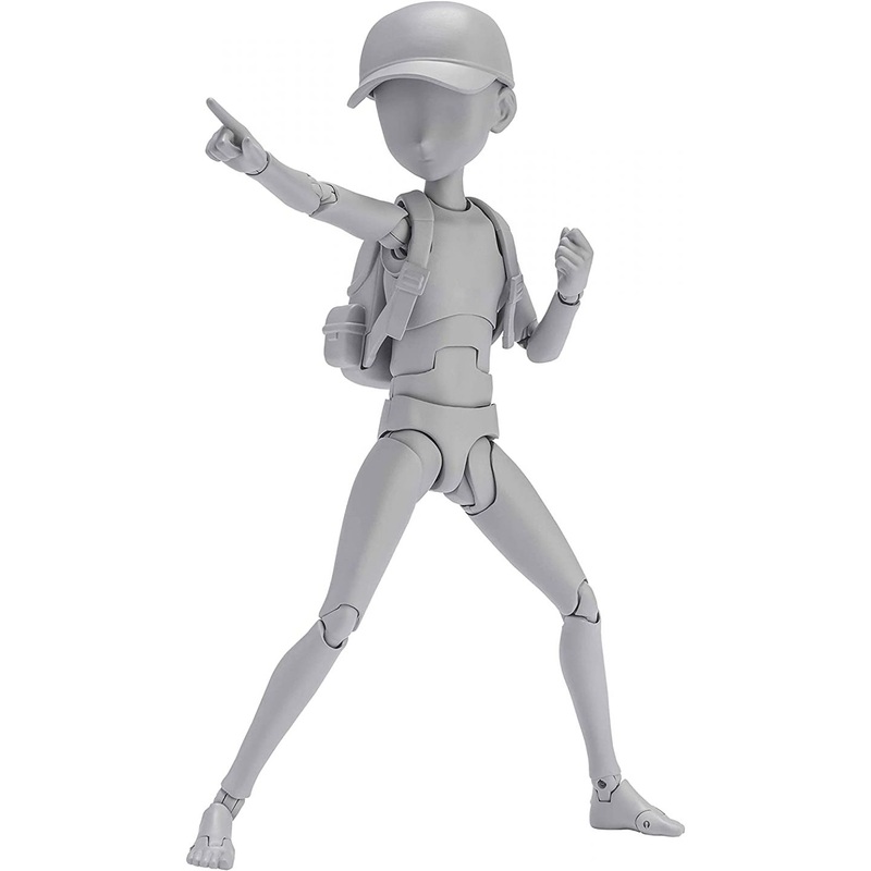 BANDAI SPIRITS – S.H.Figuarts Body-kun -Ken Sugimori- Edition DX Set (Gray Color Ver.)