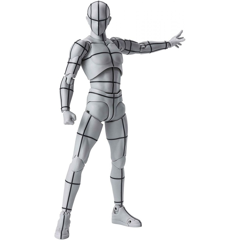 BANDAI SPIRITS – S.H.Figuarts Body-kun – Wire Frame (Gray Color Ver.) Figure