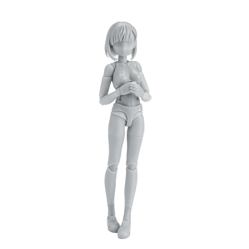 Bandai Spirits Sh Figuarts Body-Chan Dx Set Gray 130mm PVC ABS Figure