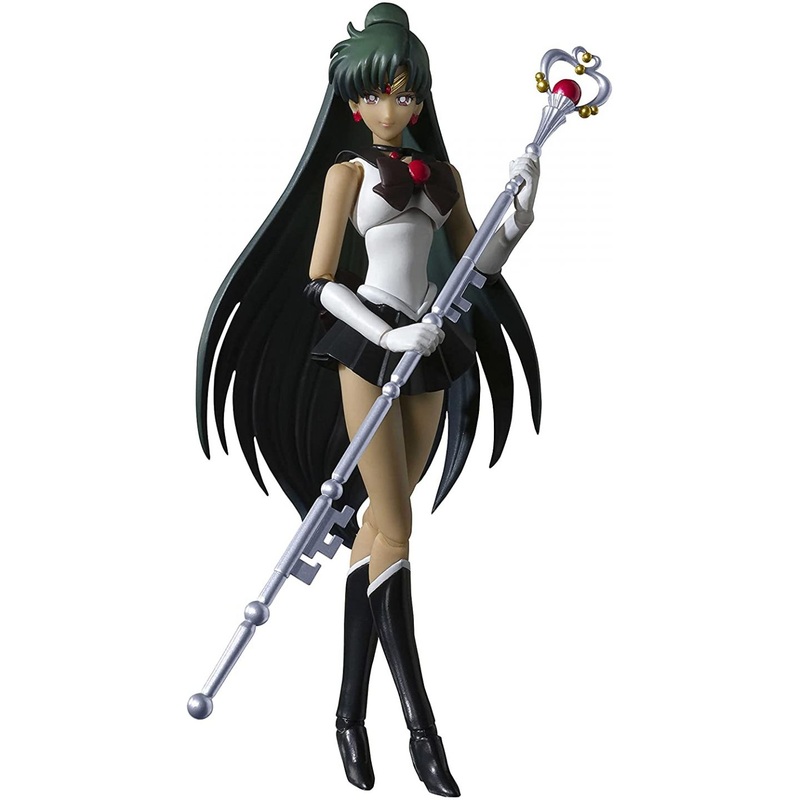 Bandai Tamashii Nations S.H. Figuarts Sailor Pluto – Sailor Moon Action Figure -Animation Color Edition-