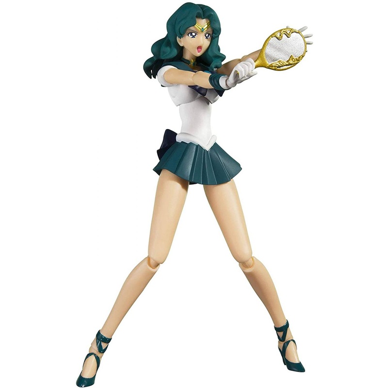 Bandai Tamashii Nations S.H. Figuarts Sailor Neptune – Sailor Moon Action Figure -Animation Color Edition-