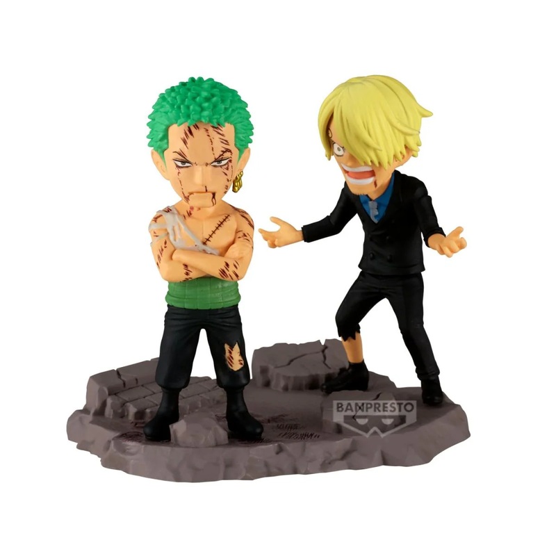 ONE PIECE – Roronoa Zoro & Sanji – WCF Log Stories 8cm Figure