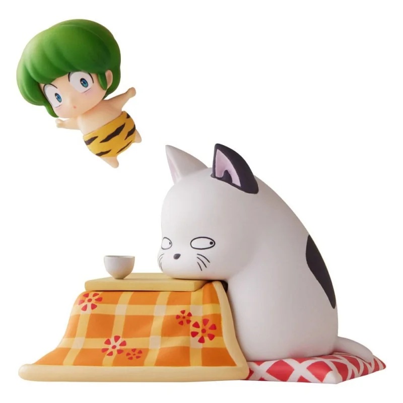 Urusei Yatsura Ten & Kotatsuneko 7cm Figurine