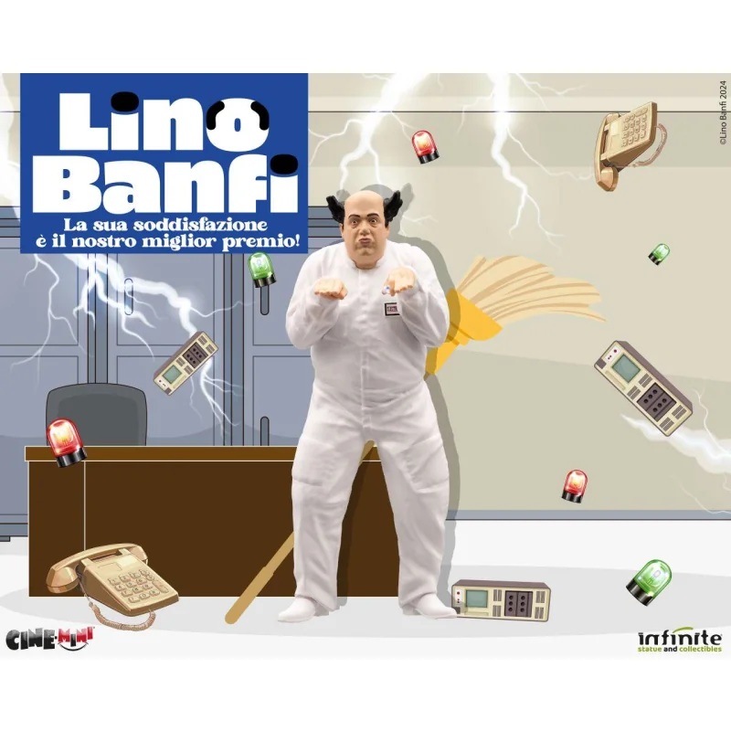 Lino Banfi La Sua Soddisfazione E’ Il Nostro Miglior Premio Cinemini PVC Figurine